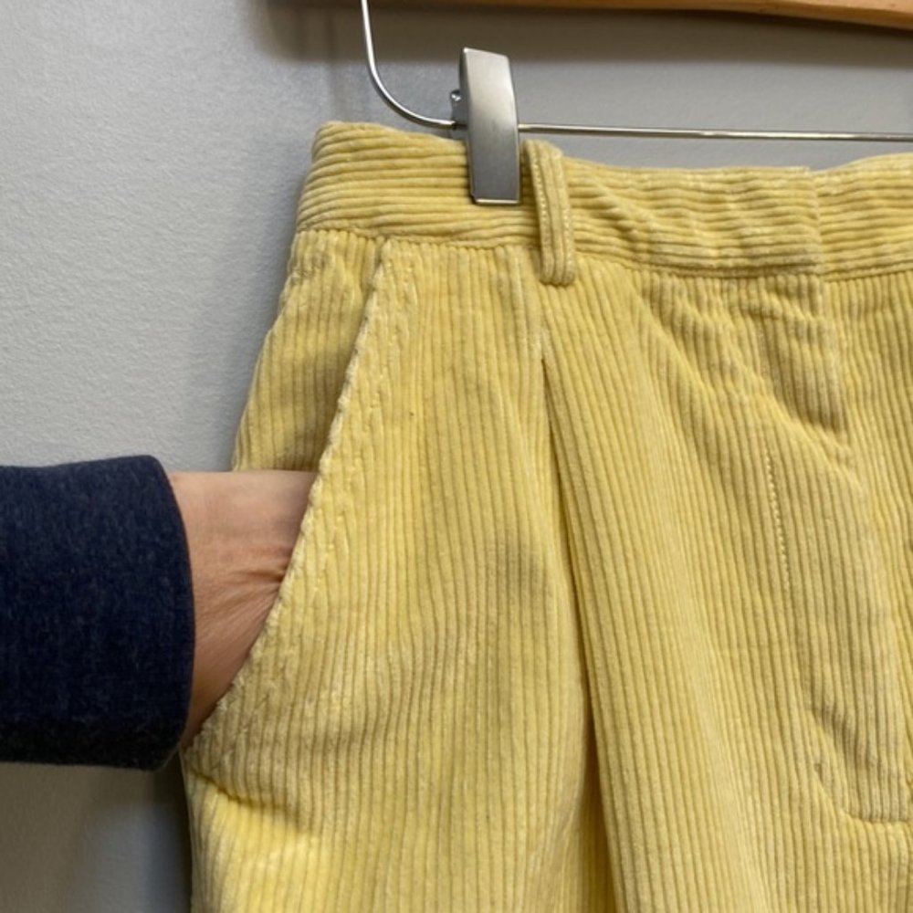 ❗️SOLD❗️Wilfred Yellow Corduroy Lennox Pants Size 6 - Picture 7 of 11
